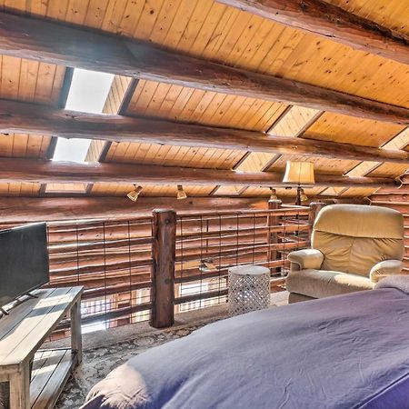 Classic Colorado Log Home With Mountain Views! Florissant Exterior photo