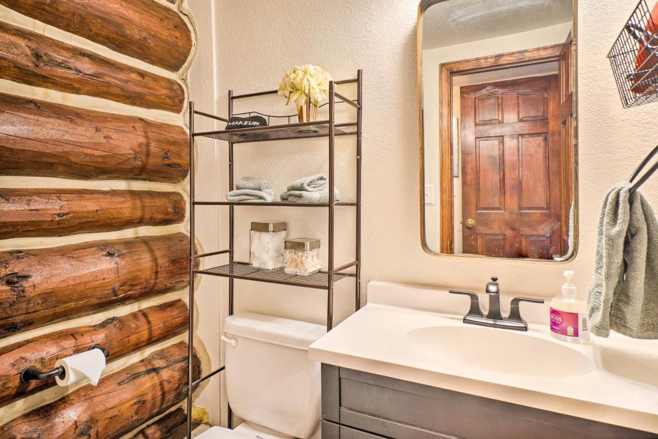 Classic Colorado Log Home With Mountain Views! Florissant Exterior photo