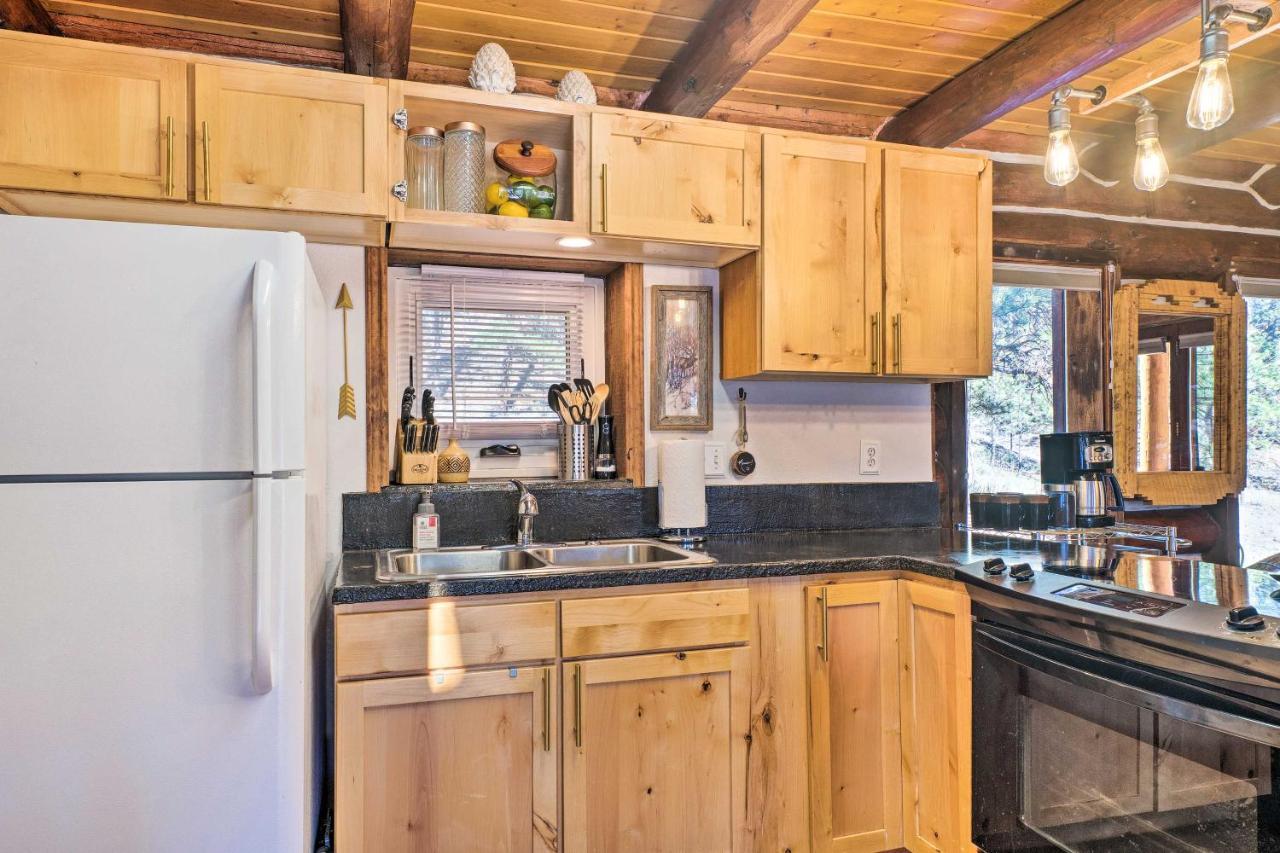 Classic Colorado Log Home With Mountain Views! Florissant Exterior photo